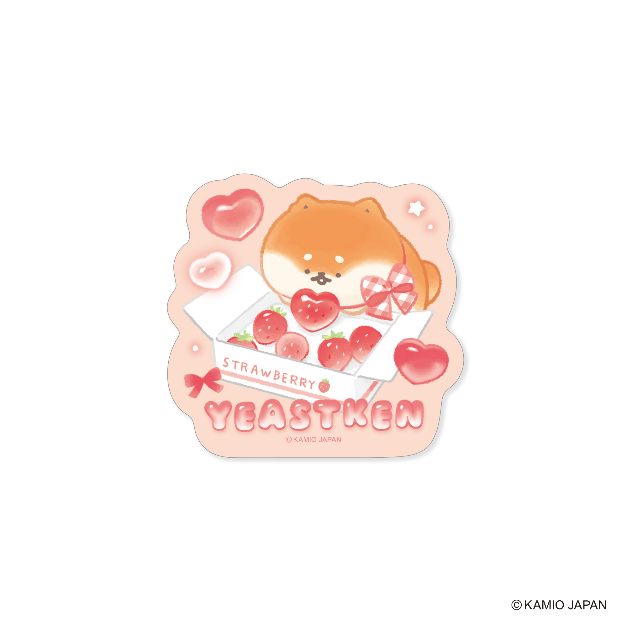 Eastken Heartful × Fruits Die-Cut Sticker (Shiba Koppe)