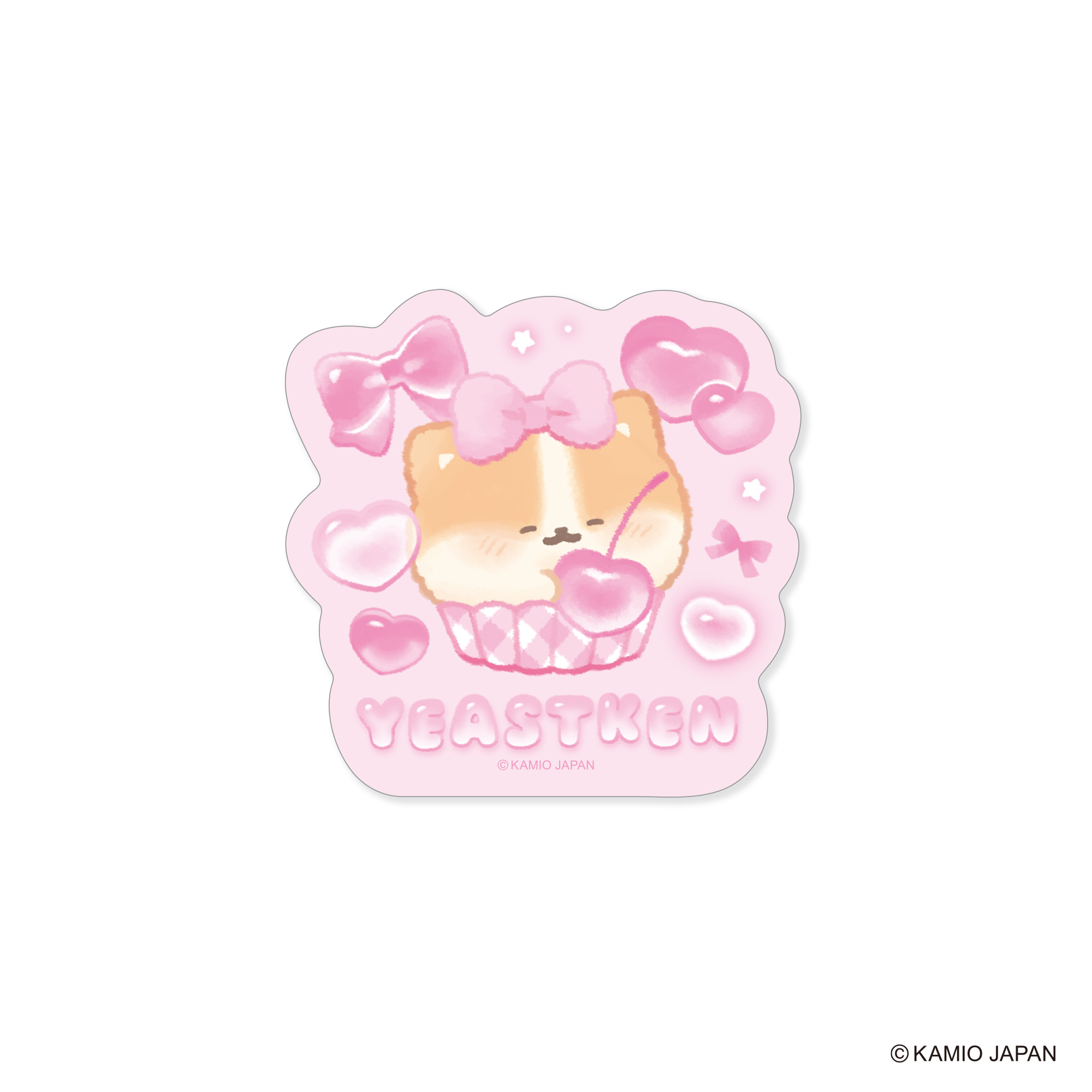 Eastken Heartful × Fruits Die-Cut Sticker (Chima Muffin)