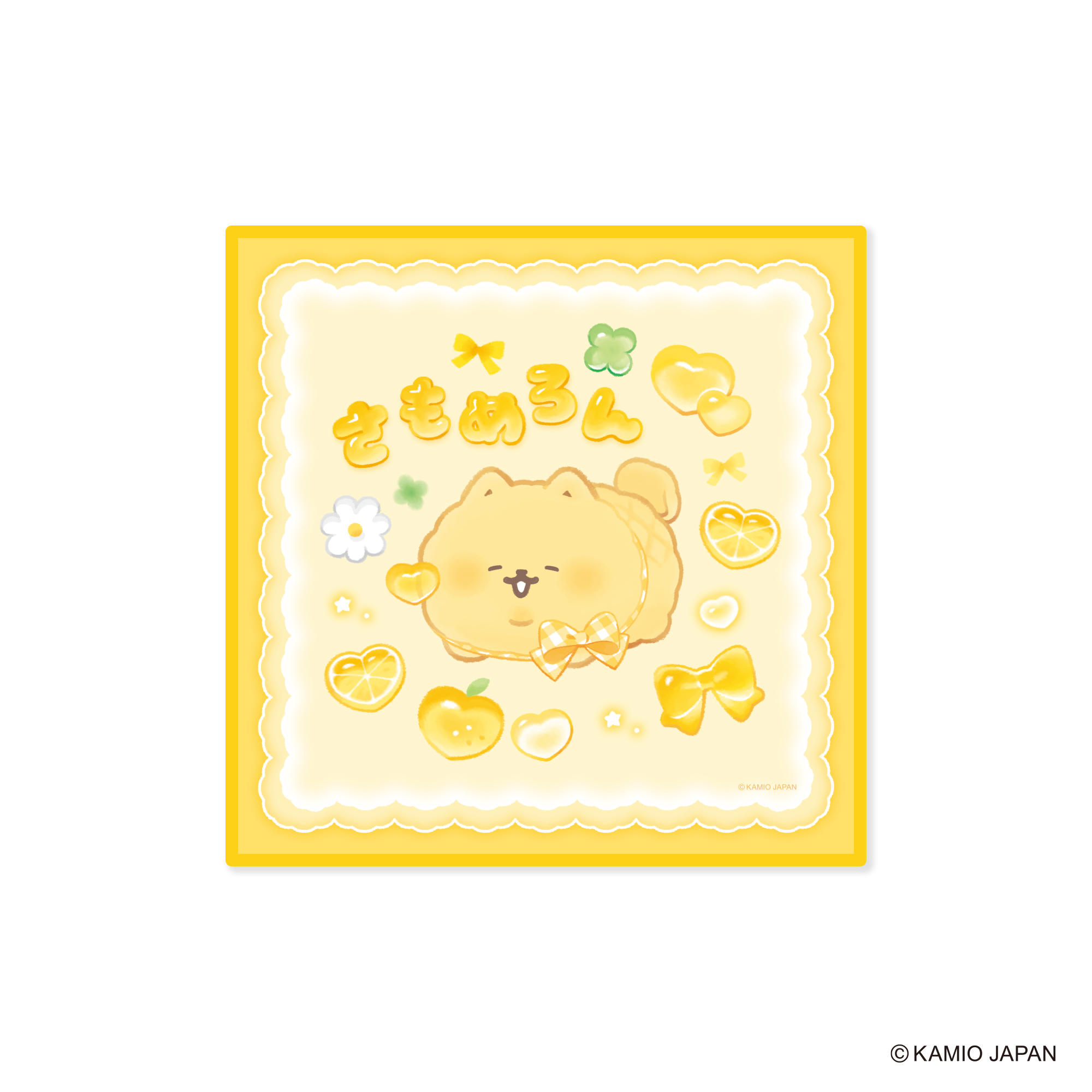Eastken Heartful × Fruits Towel Handkerchief (Samo Melon)