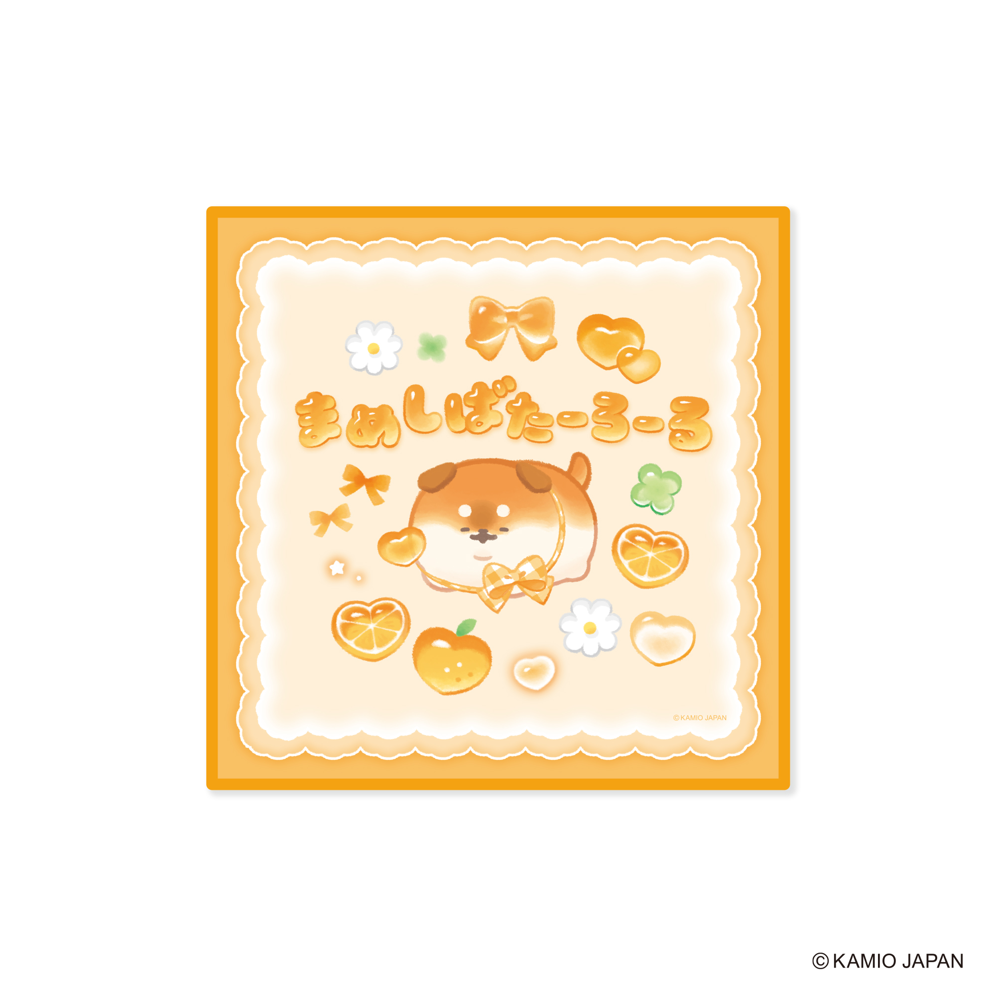 Eastken Heartful × Fruits Towel Handkerchief (Mameshi Butter Roll)