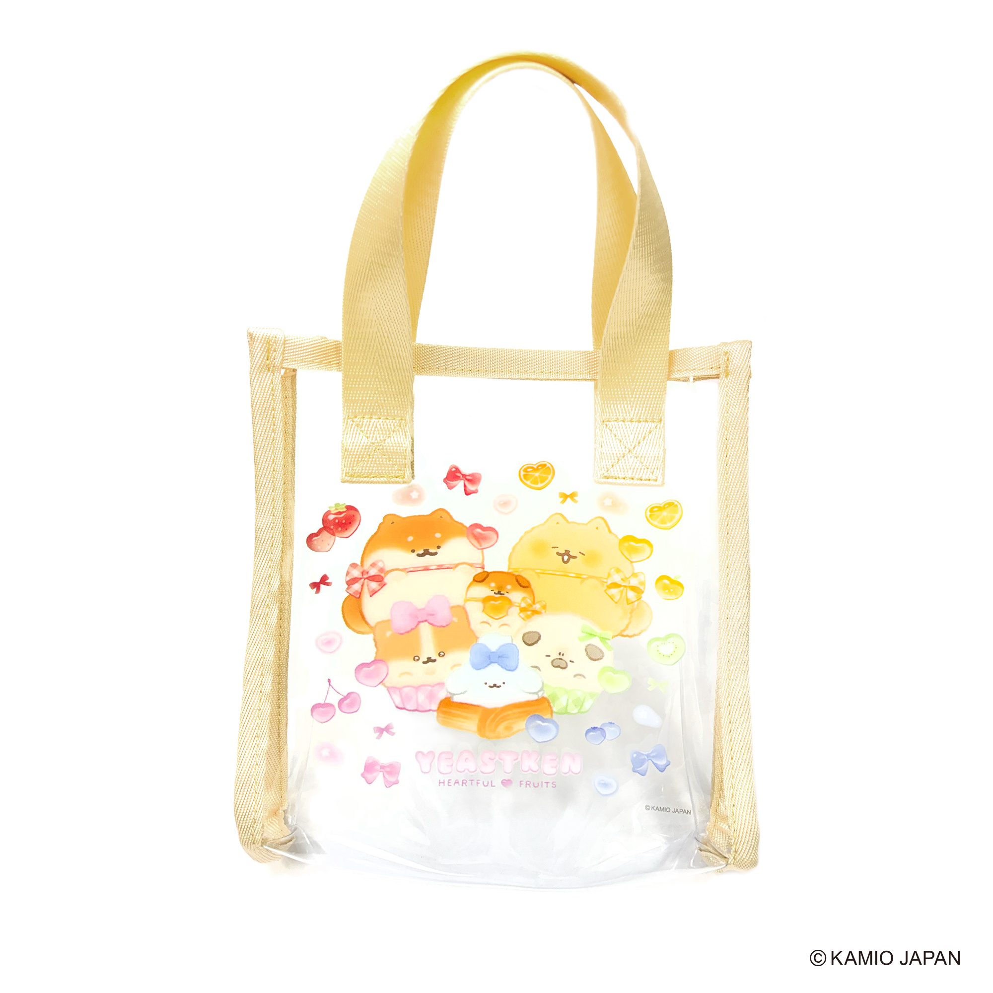 Eastken Heartful × Fruits PVC Tote Bag