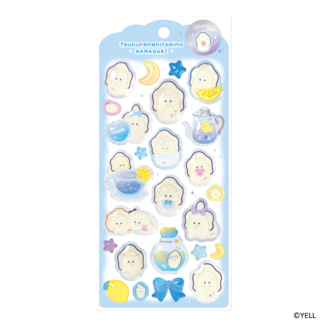 ML0025-A　つぶらな瞳のウォーターシール 　なまがき