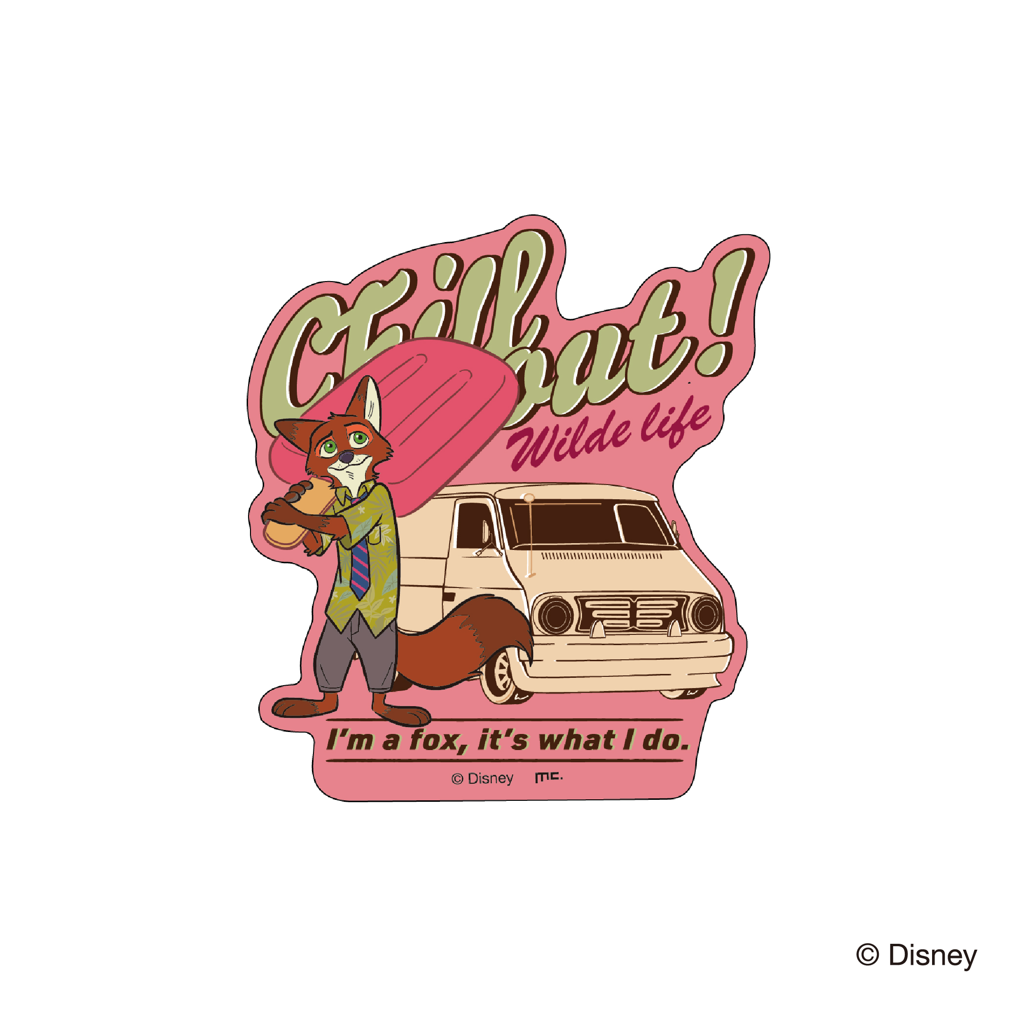 ダイカットステッカー ニック