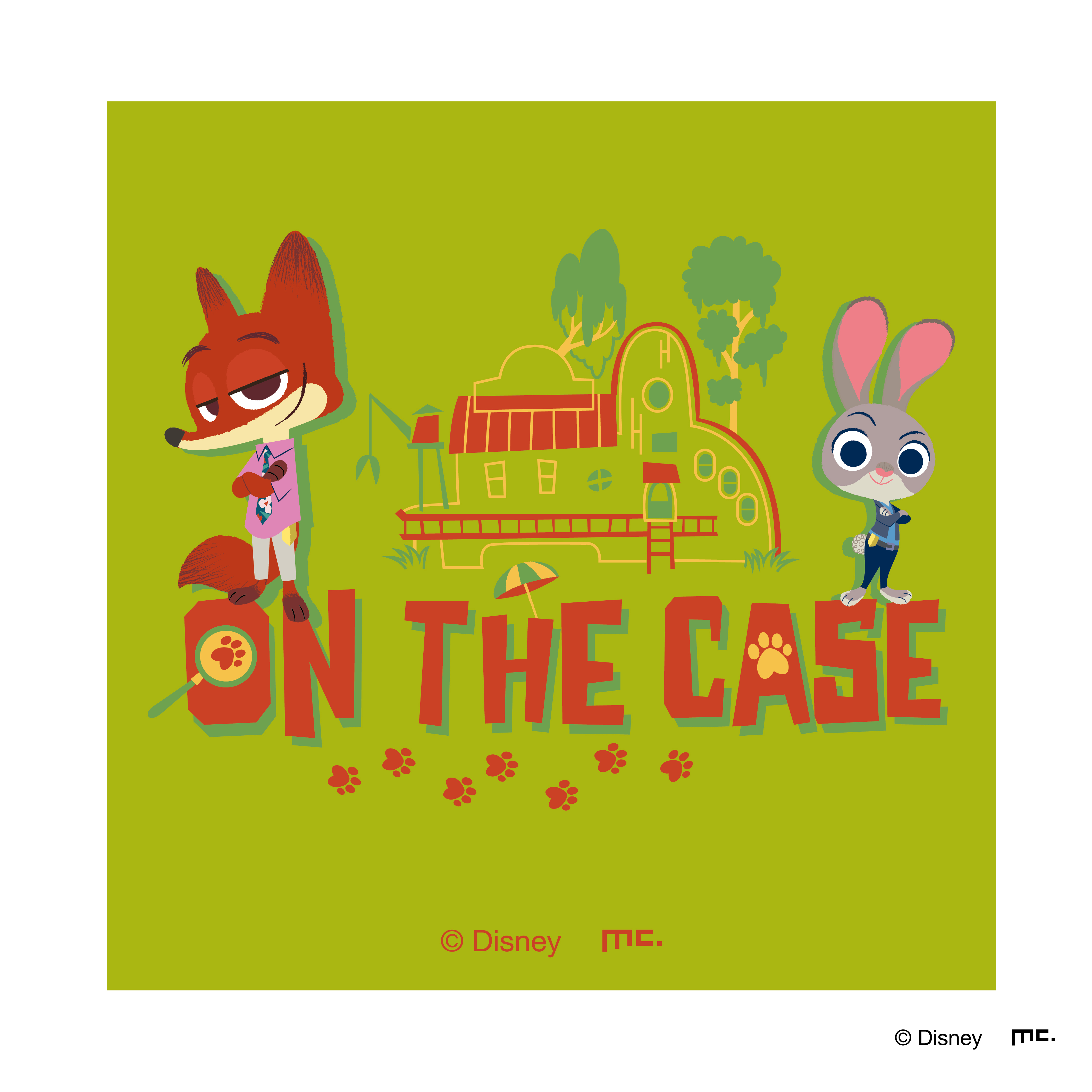 スクエアステッカー ON THE CASE